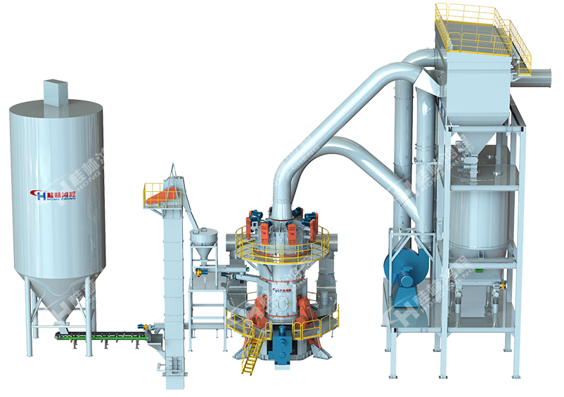 HLMX超細立式磨粉機生產(chǎn)線效果圖